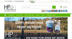 Desktop Screenshot of hp-hundefoder.dk